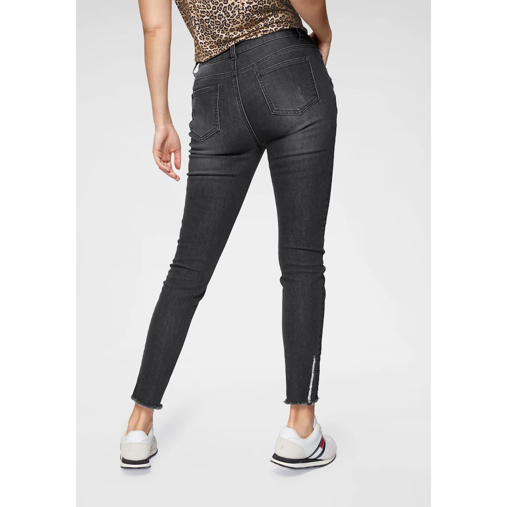 Aniston CASUAL Skinny-fit-Jeans mit Destroyed-Effekt Kauf eins, bekomm eins gratis