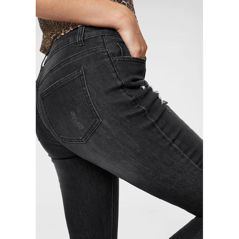 Aniston CASUAL Skinny-fit-Jeans mit Destroyed-Effekt Kauf eins, bekomm eins gratis