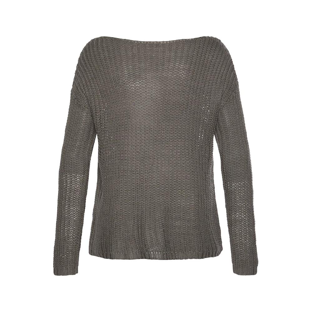 LASCANA Rundhalspullover aus weichem Grobstrick lockerer Strickpullover Damenpullover Riesige Ersparnisse
