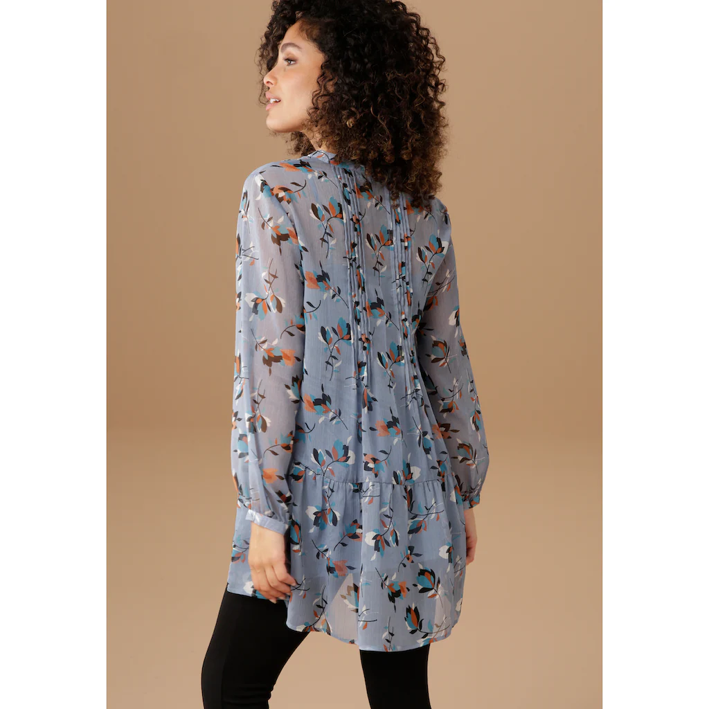Aniston SELECTED Longbluse mit dekorativer Biesenverzierung Begrenzte Freigabe