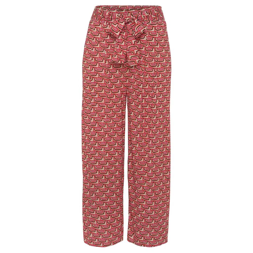Vivance Culotte (mit Bindegürtel) mit Retroprint leichte Jerseyhose Sommerhose Letzter Tag