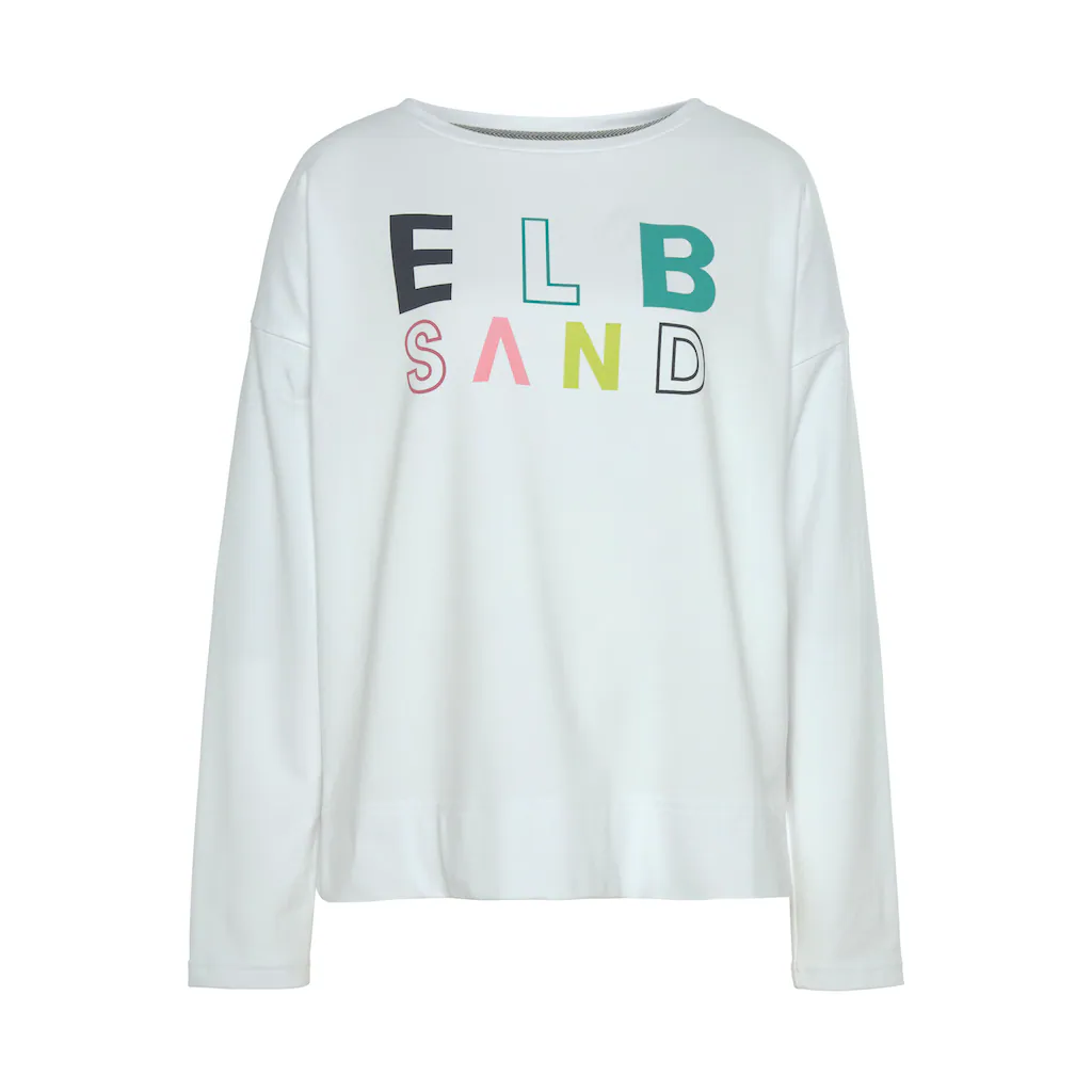 Elbsand Sweatshirt »Aliisa« mit Logodruck vorne Basic-Passform sportlich-casual Bis zu 60% Rabatt