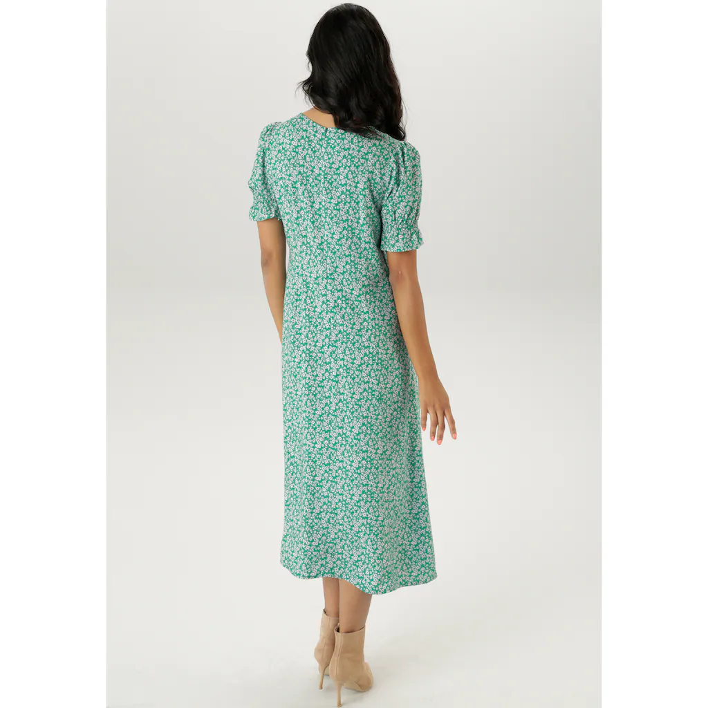 Aniston SELECTED Sommerkleid mit Blümchendruck - NEUE KOLLEKTION Vierteljährliche Förderung