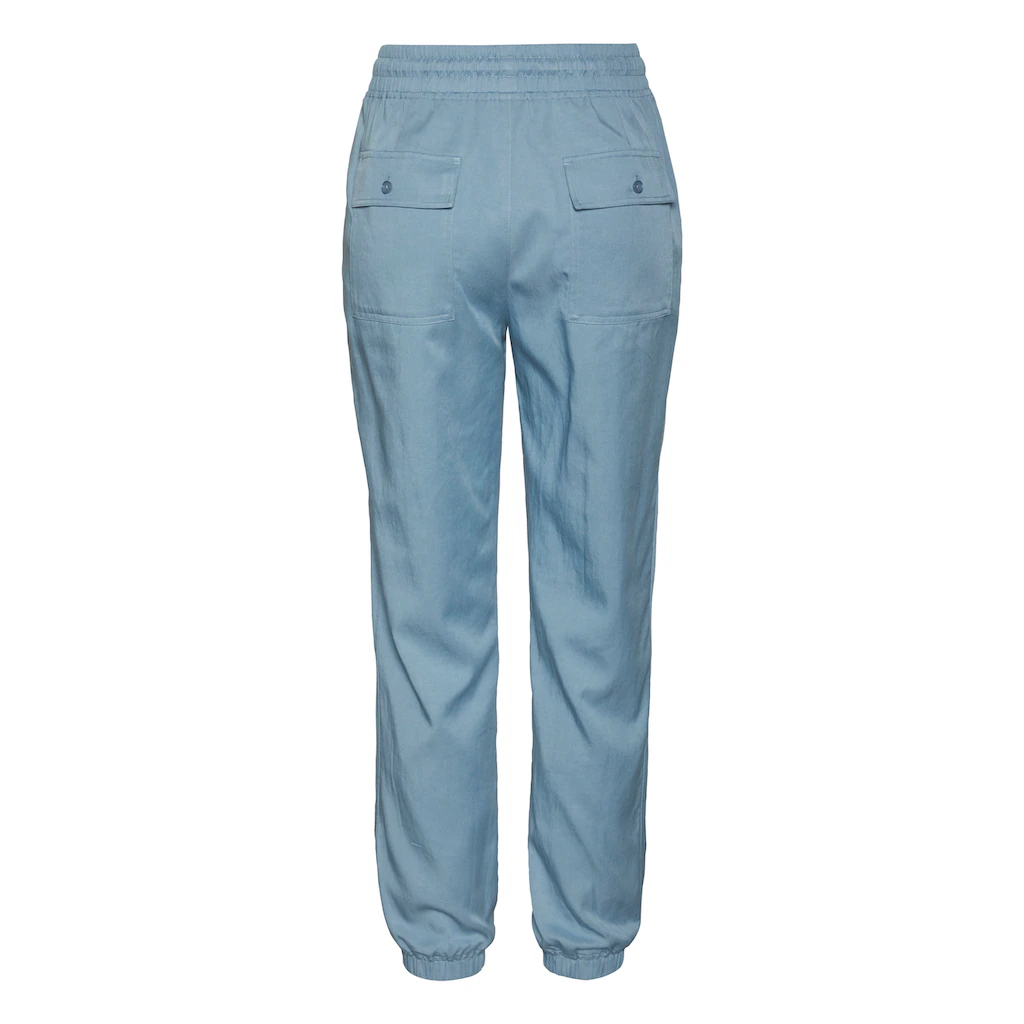 LASCANA Schlupfhose aus Webware elastische Stoffhose mit Taschen Super Rabatt