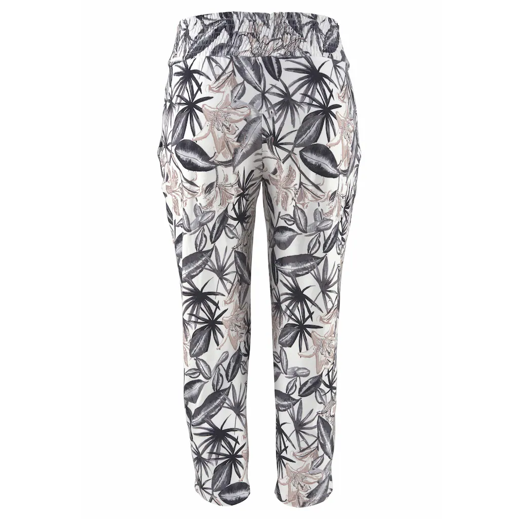 Buffalo Jerseyhose mit Alloverdruck und Taschen 7/8-Hose Stoffhose elastisch Online
