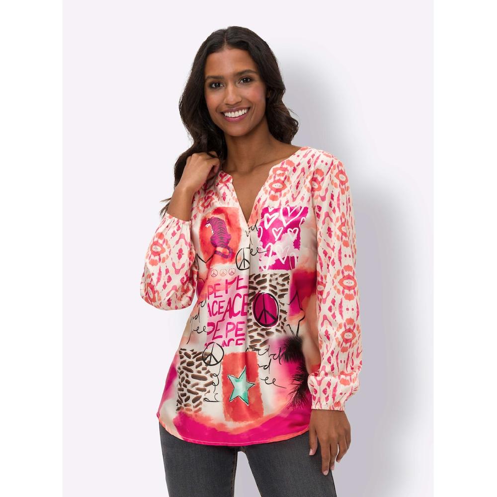 heine Druckbluse Auslauf