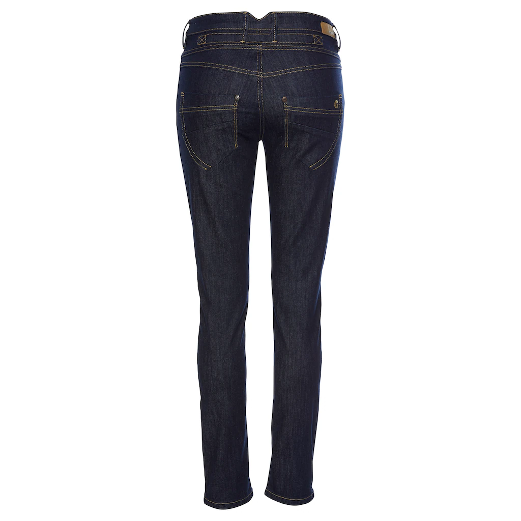 GANG Skinny-fit-Jeans »94MEDINA« mit stylischer halb offener Knopfleiste Exklusivangebot
