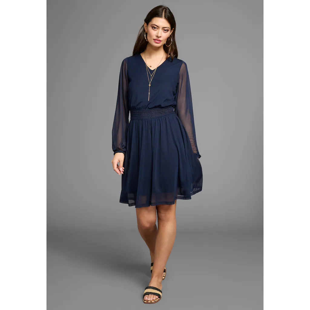 Laura Scott Meshkleid mit Smok-Einsatz - NEUE KOLLEKTION Preisnachlass