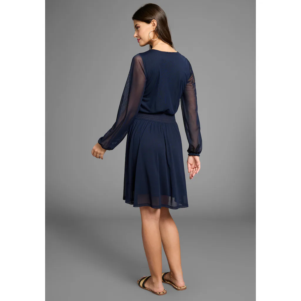 Laura Scott Meshkleid mit Smok-Einsatz - NEUE KOLLEKTION Preisnachlass