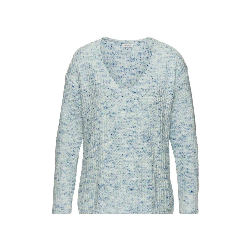 Buffalo V-Ausschnitt-Pullover aus weichem Chenille Strickpullover kuschelig weich Pastell Heißer Verkauf
