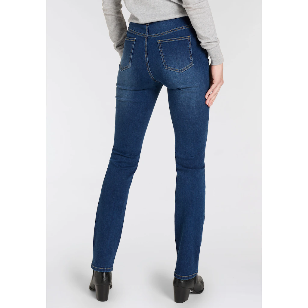 Arizona Gerade Jeans »Ultra-Stretch« normale Passform Comfort Fit Used-Look-Waschung Online Outlet