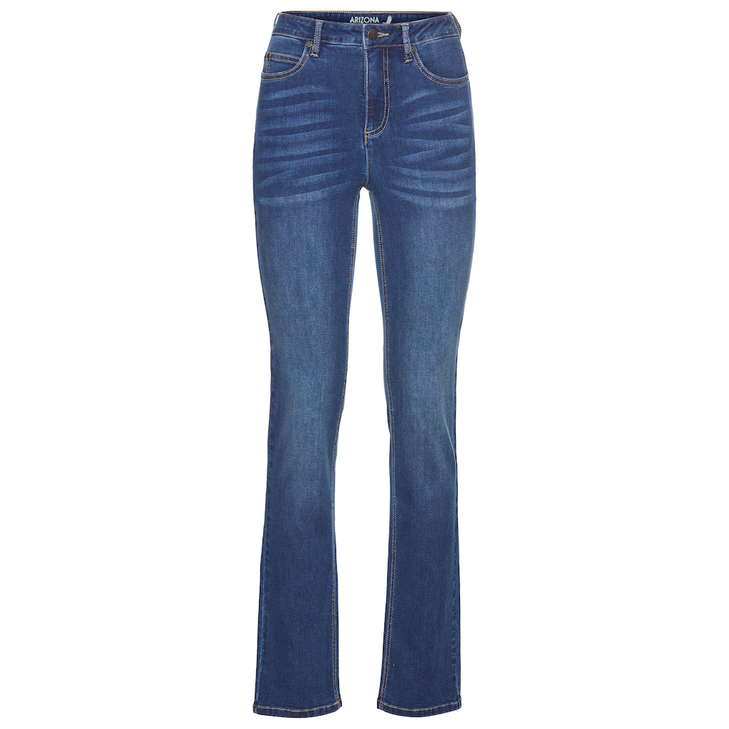 Arizona Gerade Jeans »Ultra-Stretch« normale Passform Comfort Fit Used-Look-Waschung Online Outlet