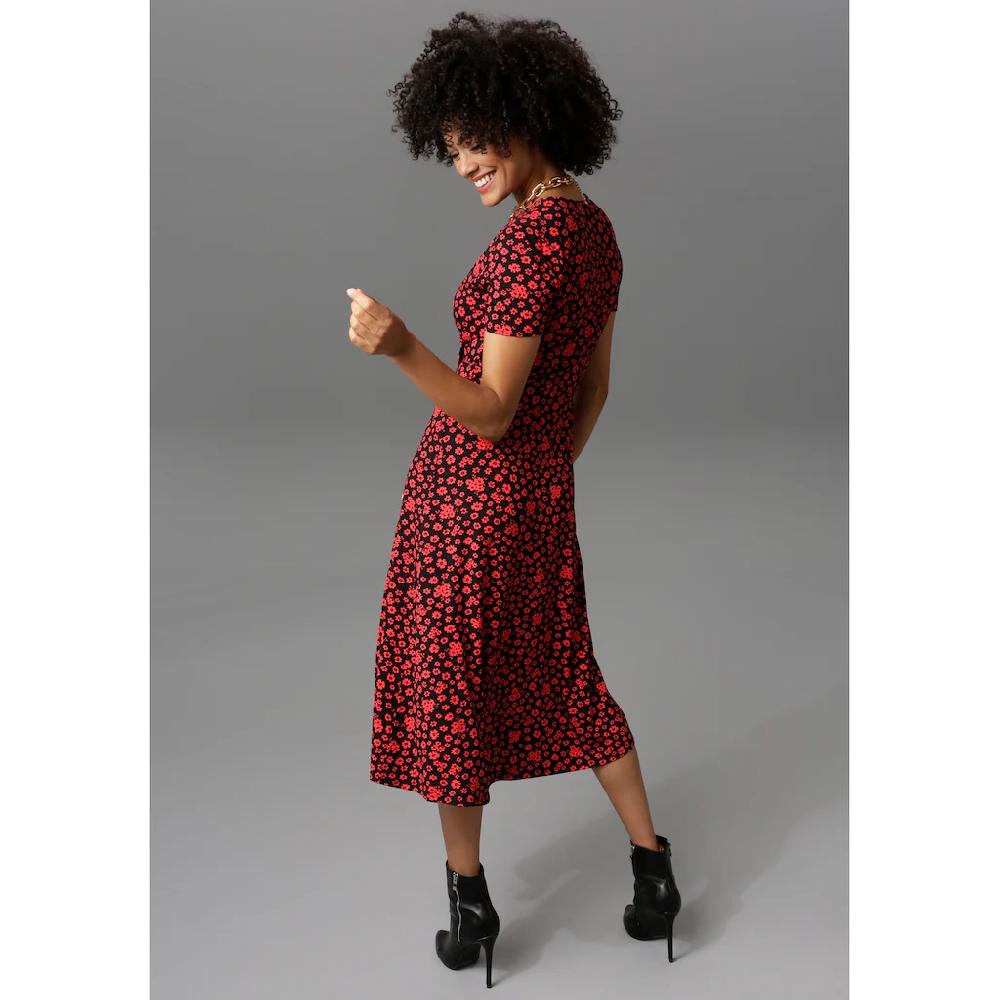 Aniston CASUAL Jerseykleid in Wickeloptik Saisonale Angebote