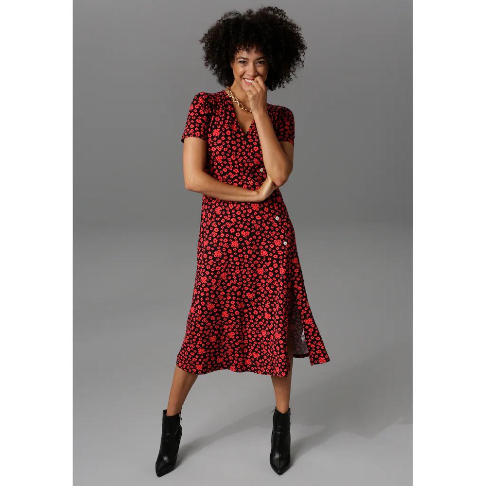 Aniston CASUAL Jerseykleid in Wickeloptik Saisonale Angebote