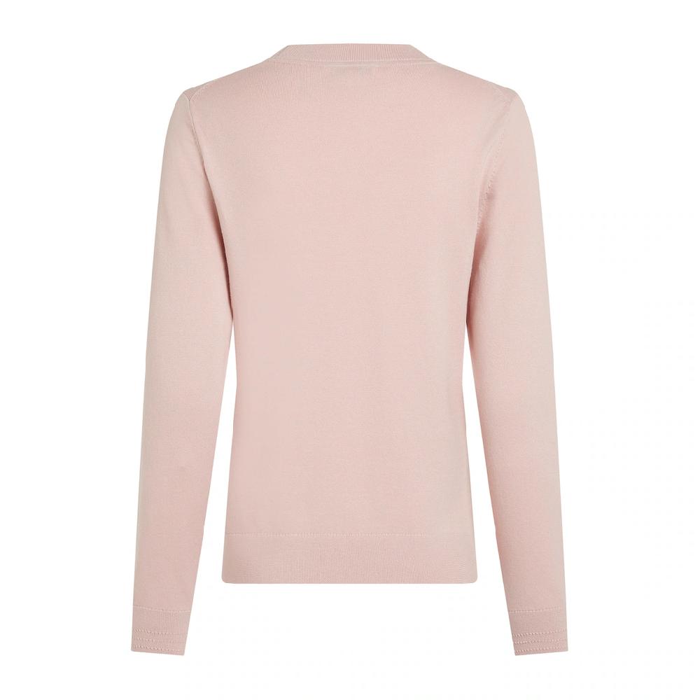 Tommy Hilfiger Rundhalspullover »CO JERSEY STITCH LS C-NK SWT« mit Logostickerei Zeitbegrenzte Promotion