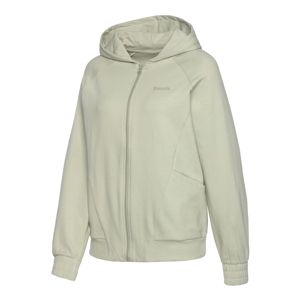 Bench. Loungewear Kapuzensweatjacke mit sportlichen Teilungsnähten Loungeanzug Black Friday Preise