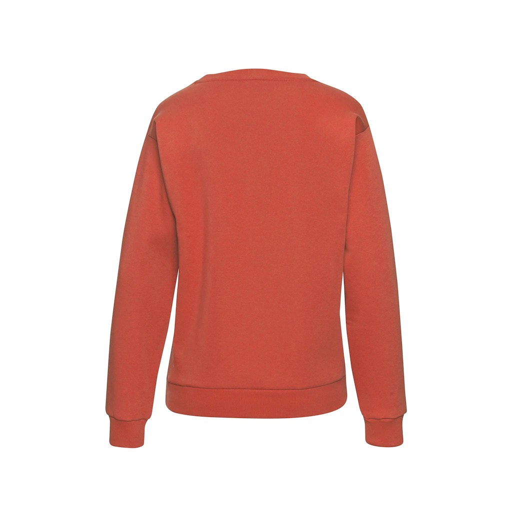 LASCANA Sweatshirt Loungehirt mit Herz-Leo-Druck Loungewear zollfrei
