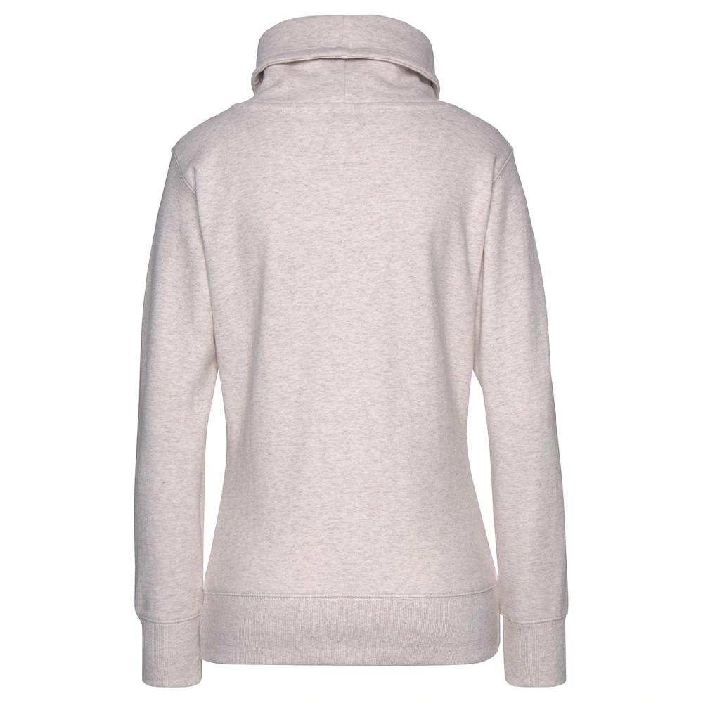 Bench. Loungewear Longsweatshirt mit Stehkragen in Layeroptik und Kängurutasche Loungewear Meist gekauft