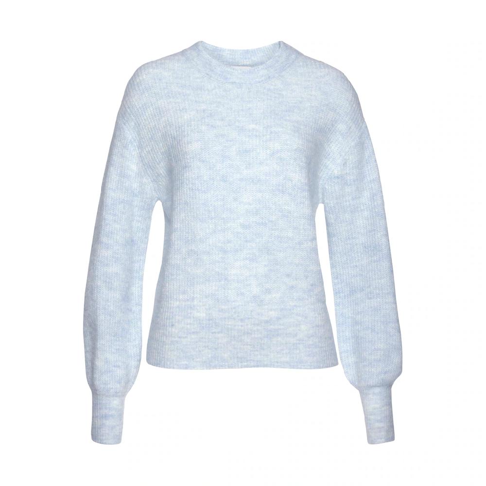 LASCANA Strickpullover in Melange-Optik lockerer Damenpullover Basic Kostenloser Versand