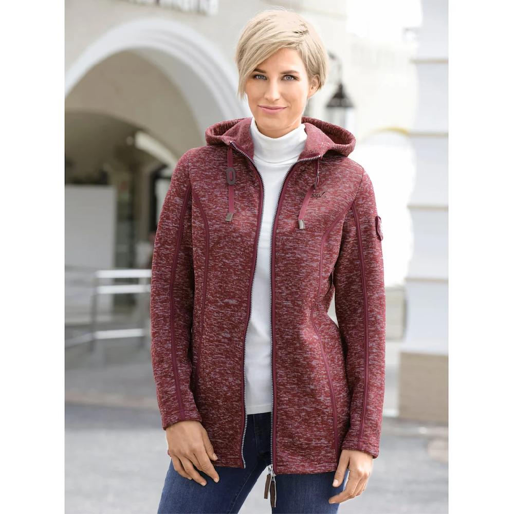 Casual Looks Kapuzenfleecejacke Fabrikpreis