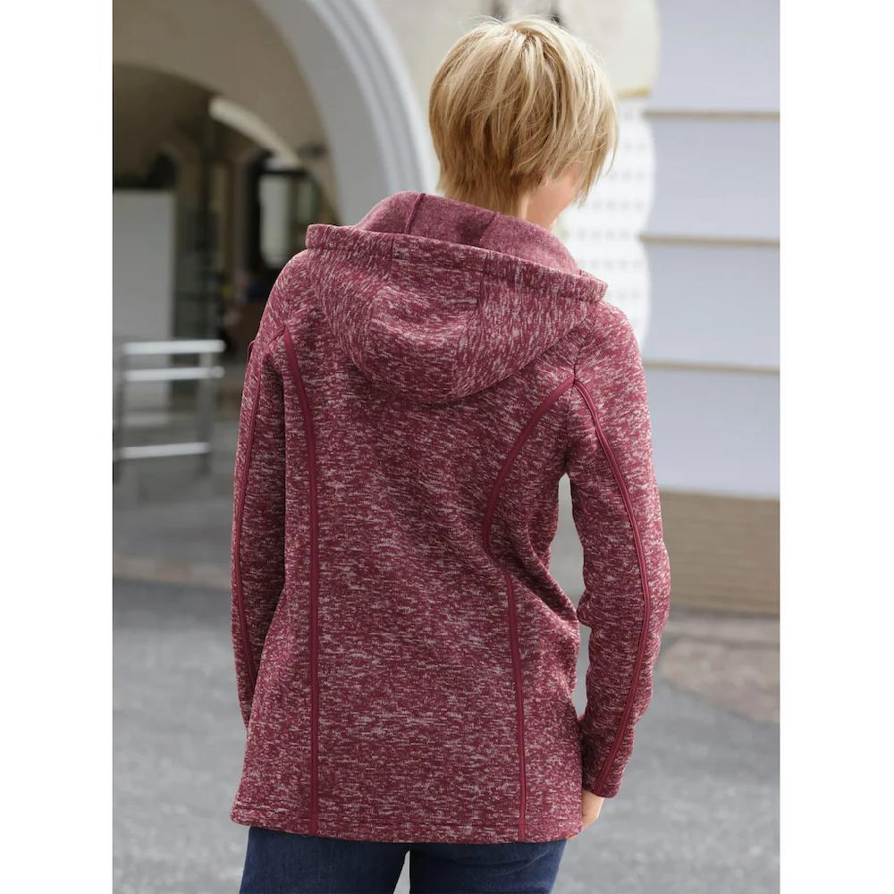 Casual Looks Kapuzenfleecejacke Fabrikpreis