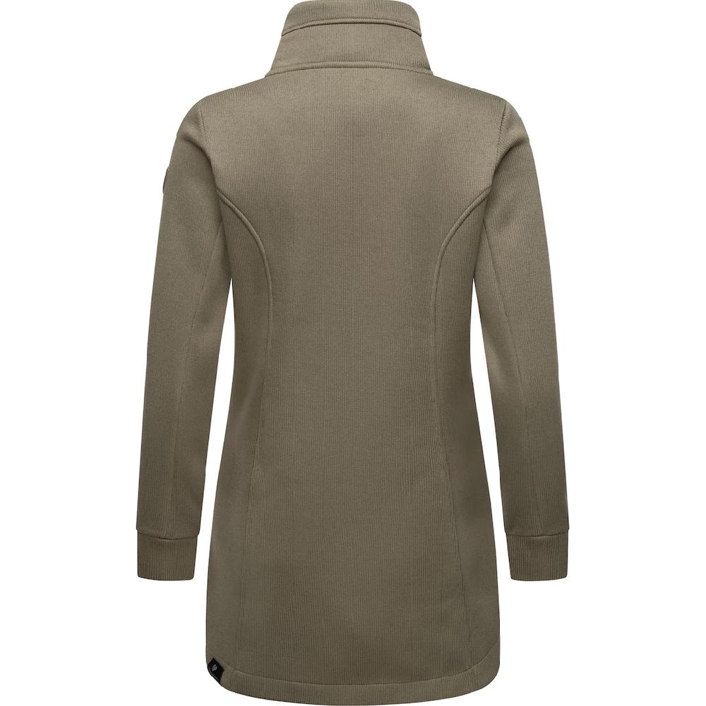 Ragwear Sweatjacke »Letrice Bonded« Elegante Zip-Jacke mit hohem Kragen in Feinstrickoptik Versandkostenfrei