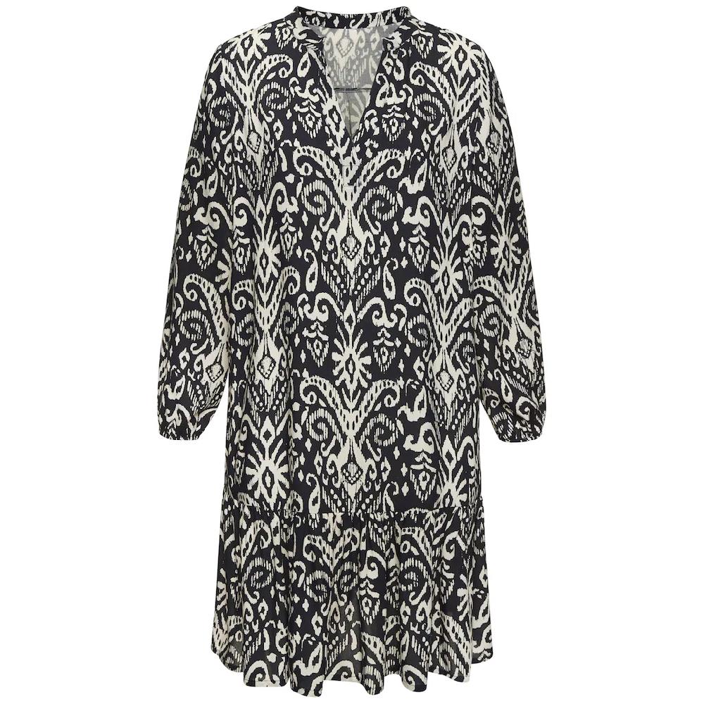 Vivance Longtunika mit Volant am Saum lockeres Blusenkleid im Boho-Style Strandkleid Flash Sale