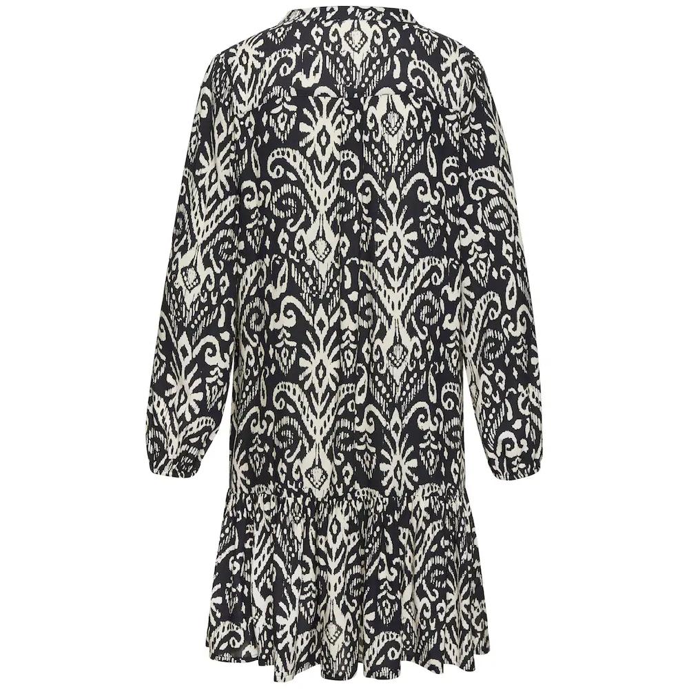 Vivance Longtunika mit Volant am Saum lockeres Blusenkleid im Boho-Style Strandkleid Flash Sale