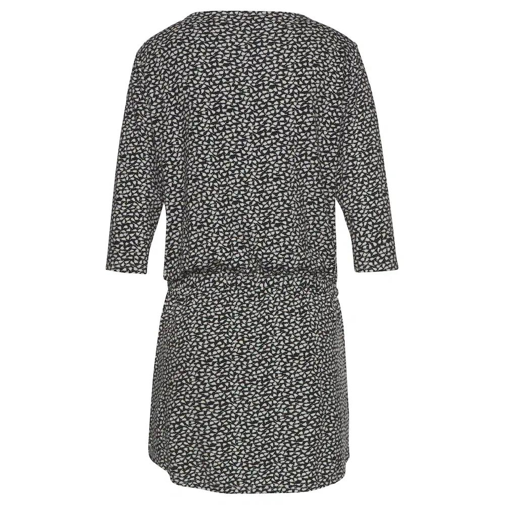 s.Oliver Sommerkleid mit Reißverschluss und 3/4-Ärmeln Jerseykleid mit Taschen Begrenztes Angebot