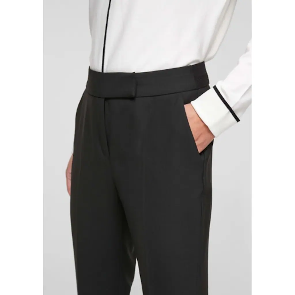 s.Oliver BLACK LABEL 7/8-Hose mit asymmetrischem Hakenverschluss Weihnachtsangebot