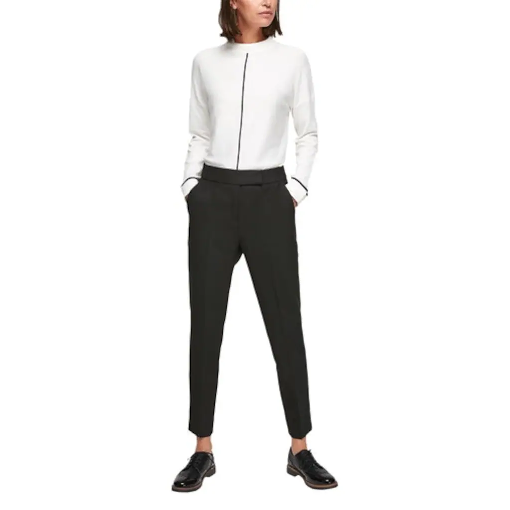 s.Oliver BLACK LABEL 7/8-Hose mit asymmetrischem Hakenverschluss Weihnachtsangebot