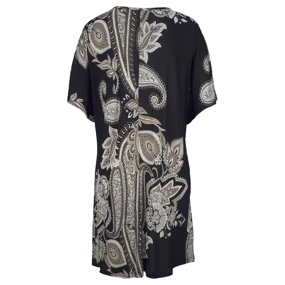 LASCANA Jerseykleid mit Zierdetail am Ausschnitt sommerliches Tunikakleid Strandkleid Osterangebot