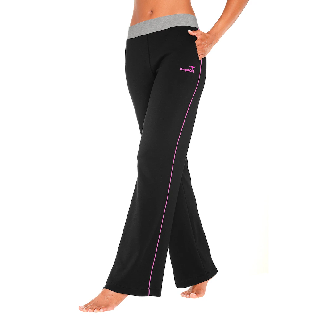 KangaROOS Relaxhose mit breitem Bund Loungewear Loungeanzug Online Outlet