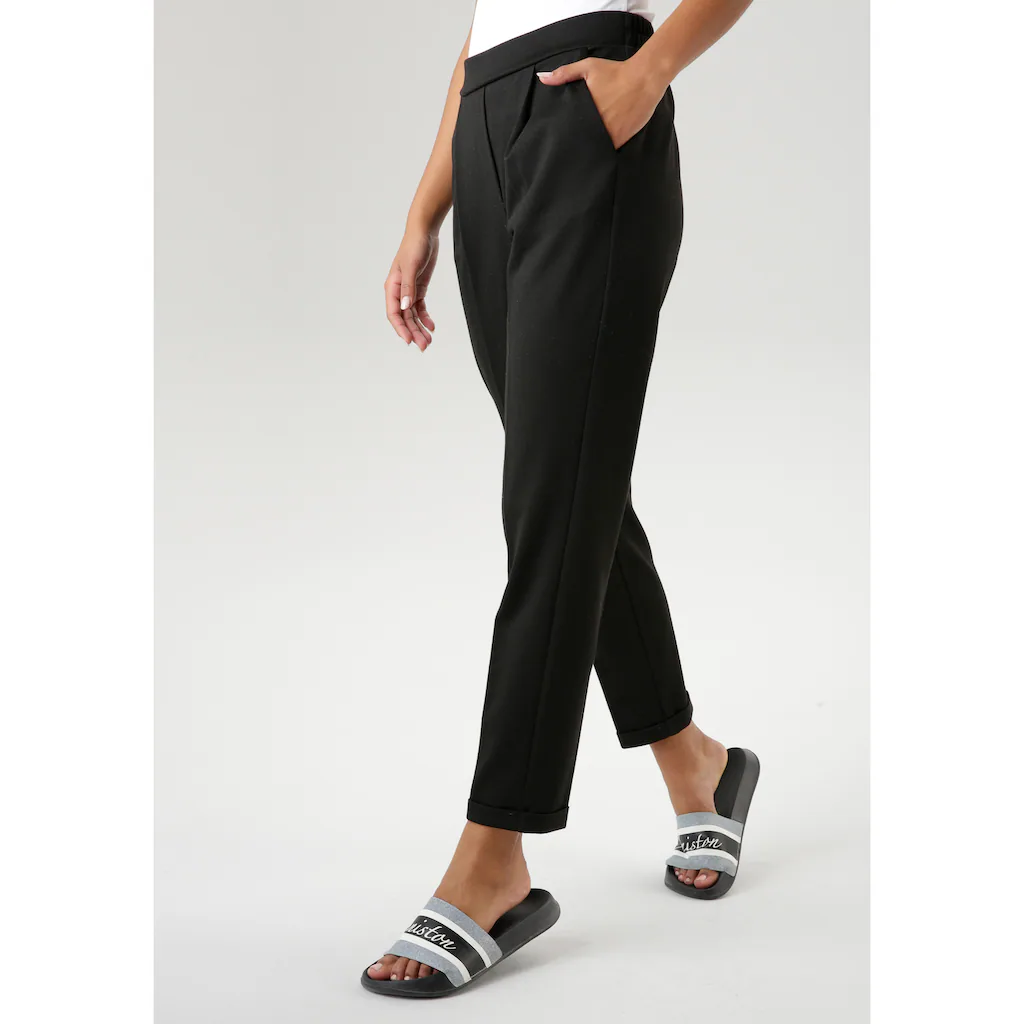 Aniston SELECTED Schlupfhose mit Bundfalten Sonderangebote