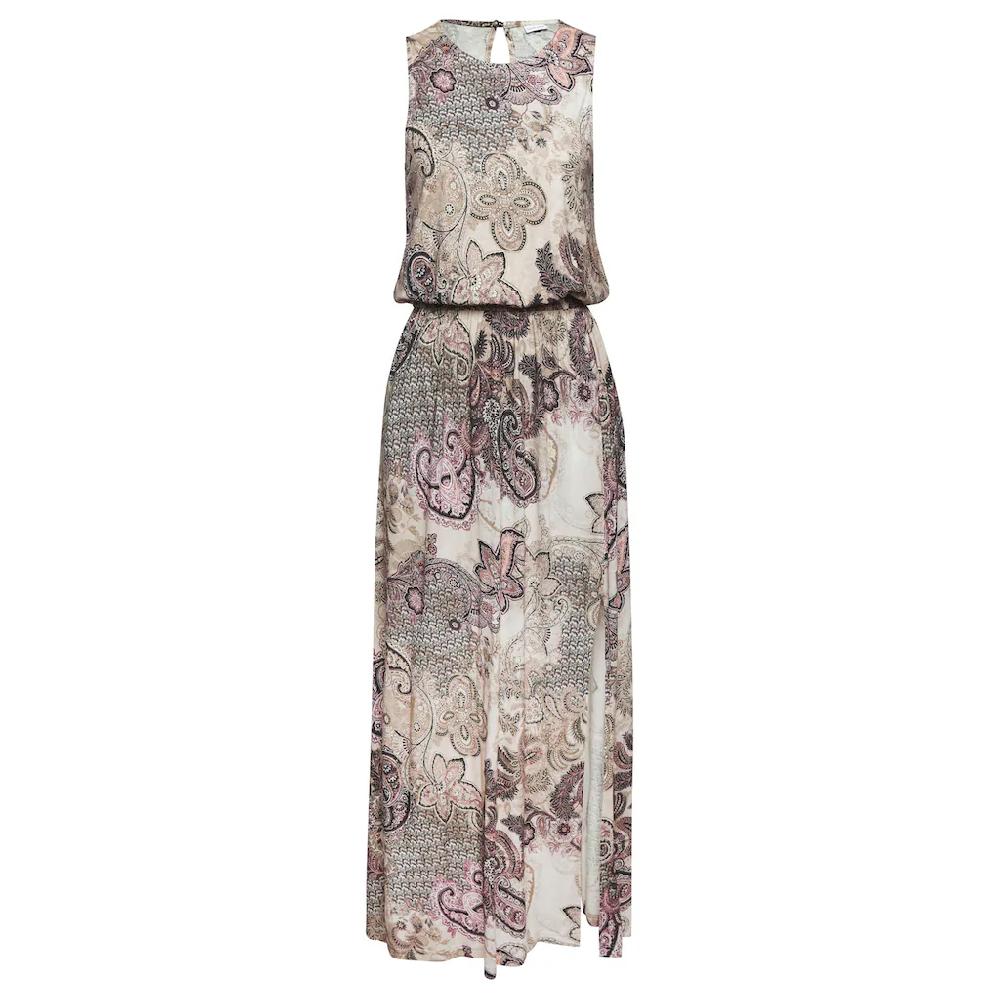 LASCANA Maxikleid mit Paisleyprint und Schlitz leichtes Sommerkleid Strandkleid Tiefpreis