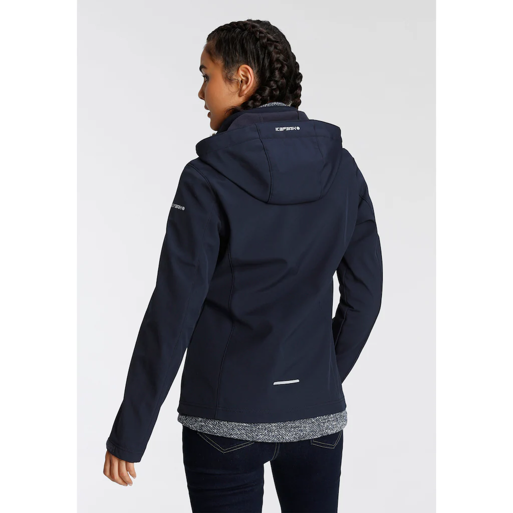 Icepeak Softshelljacke »BRENHAM« (1 St.) mit Kapuze Winddicht & Wasserabweisend & Atmungsaktiv Wochenangebot