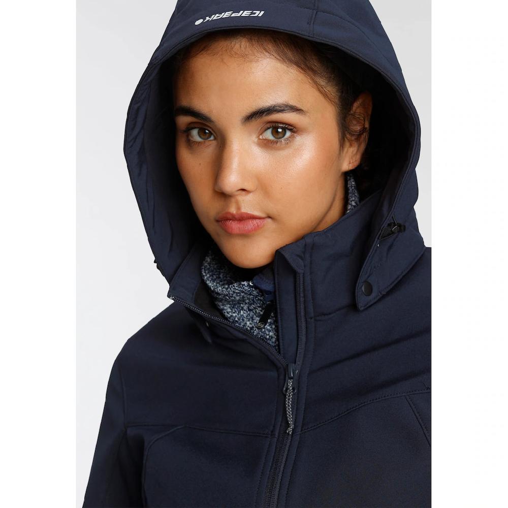 Icepeak Softshelljacke »BRENHAM« (1 St.) mit Kapuze Winddicht & Wasserabweisend & Atmungsaktiv Wochenangebot