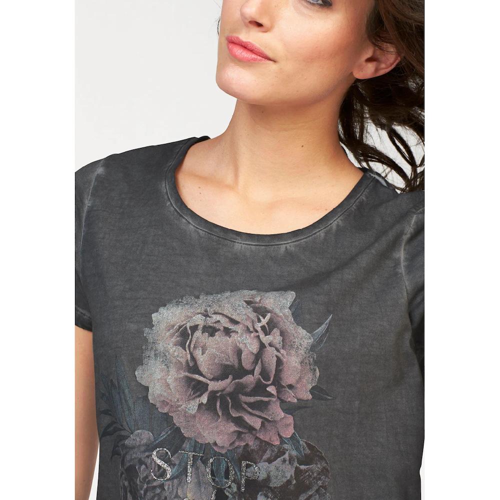 Aniston CASUAL T-Shirt mit Oil dyed-Waschung Zeitbegrenzte Promotion