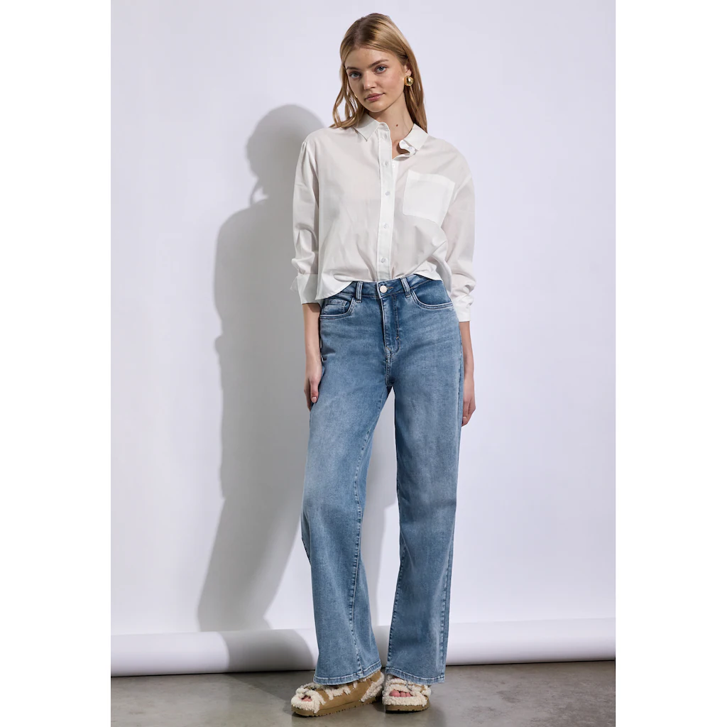 STREET ONE STUDIO Loose-fit-Jeans im Loose Fit Bis zu 50% Rabatt