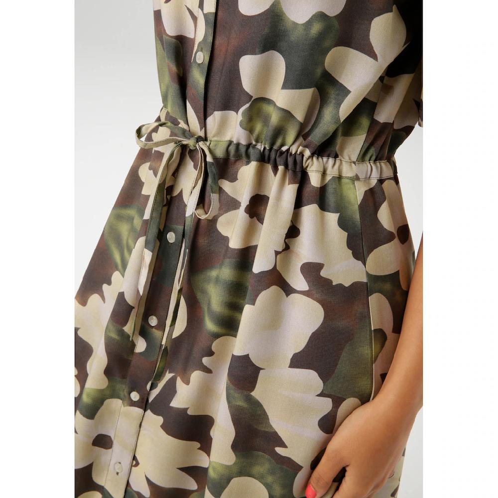 Aniston CASUAL Blusenkleid mit farbharmonischen Blumendruck im Batikdessin - NEUE KOLLEKTION Bis zu 60% Rabatt