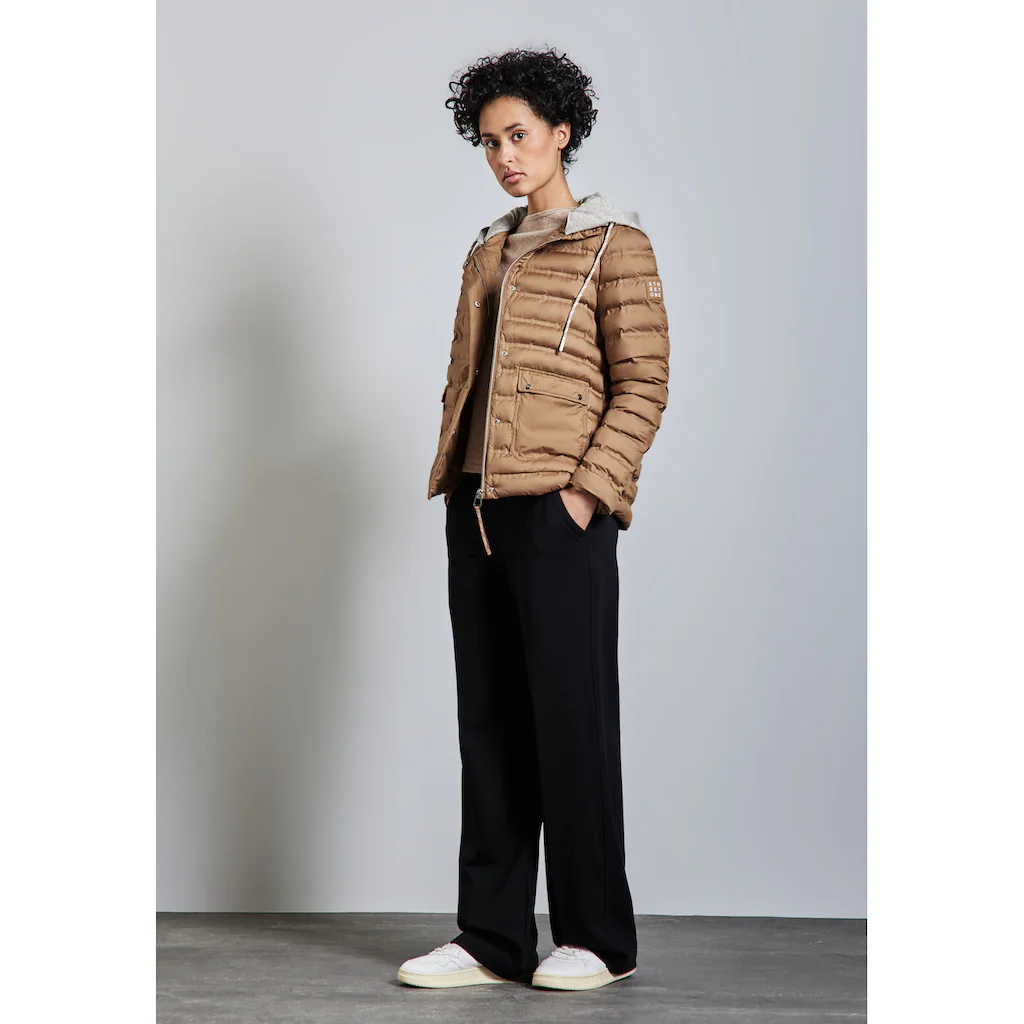 STREET ONE Steppjacke mit Kapuze mit Knopfleiste Bis zu 65% Rabatt