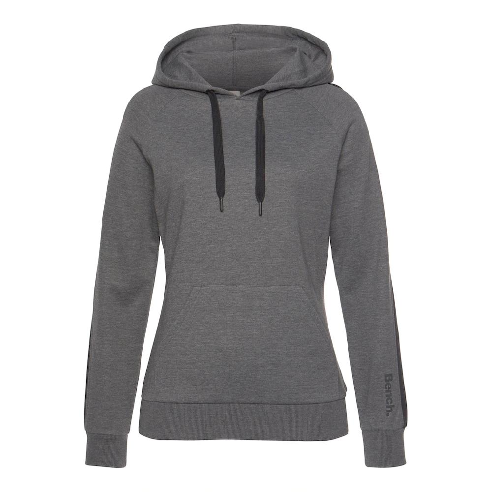 Bench. Loungewear Kapuzensweatshirt mit Seitenstreifen und Kängurutasche Loungeanzug Hoodie Vierteljährliche Förderung