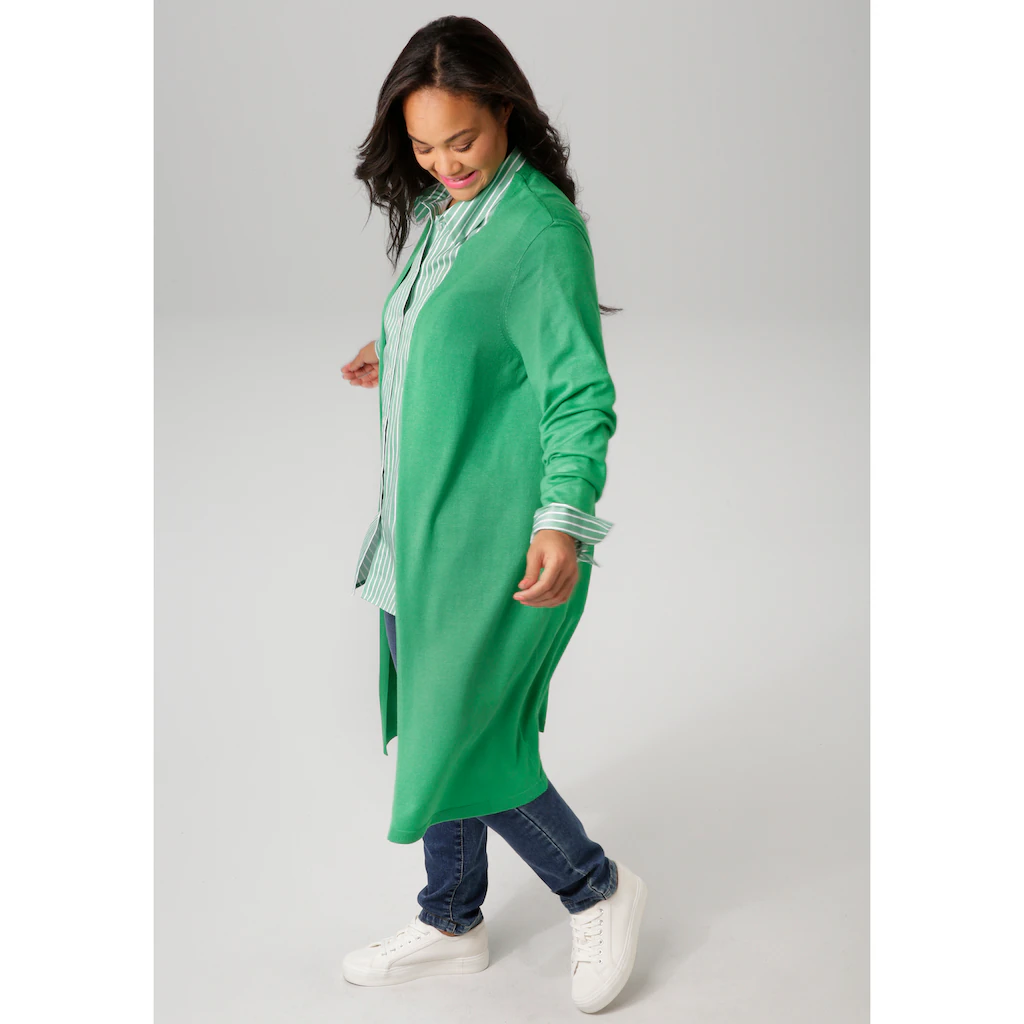 Aniston PLUS Strickjacke in trendiger Farbpalette - NEUE KOLLEKTION Discount Store für neue Produkte