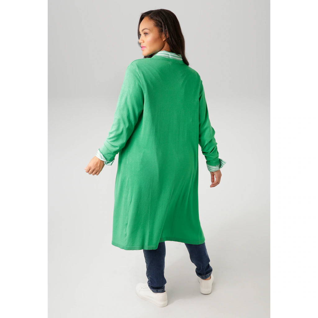 Aniston PLUS Strickjacke in trendiger Farbpalette - NEUE KOLLEKTION Discount Store für neue Produkte
