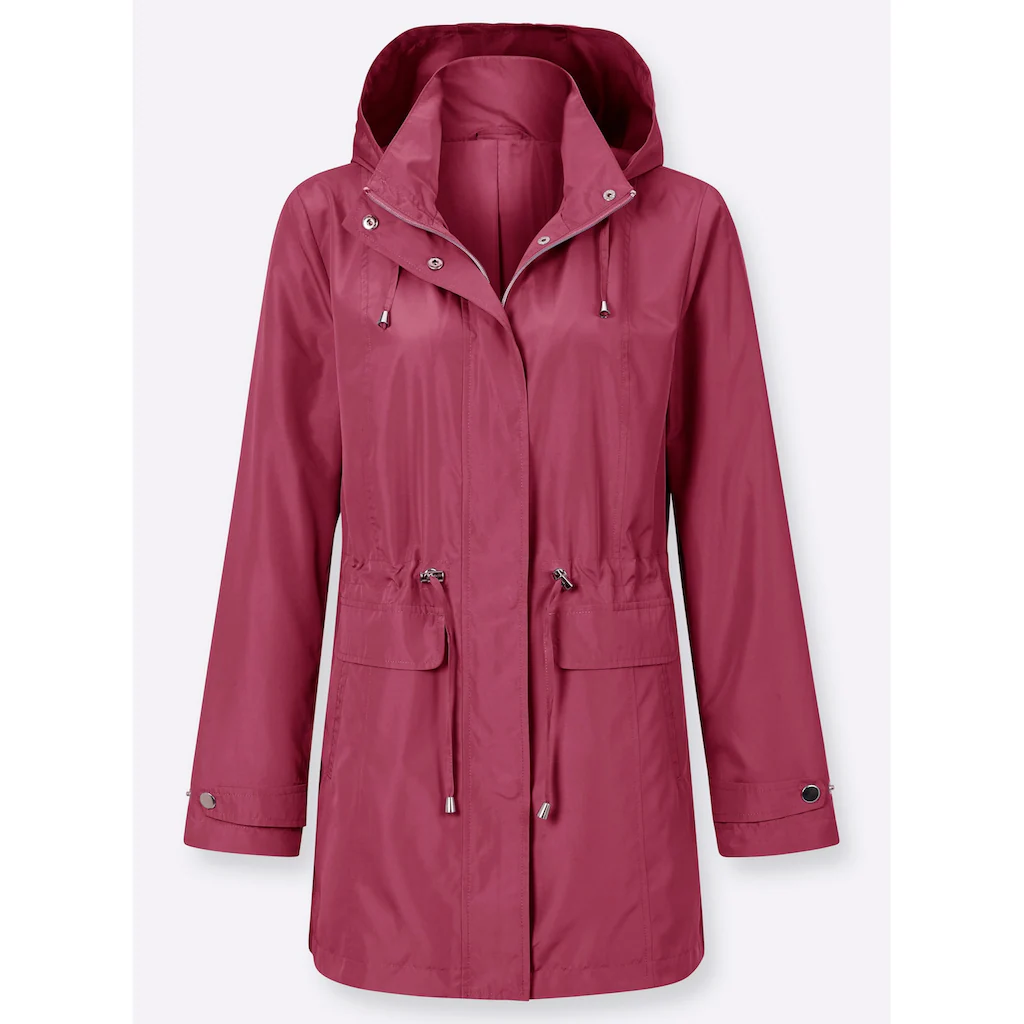 Classic Basics Langjacke mit Kapuze 50% Rabatt mit kostenlosem Versand