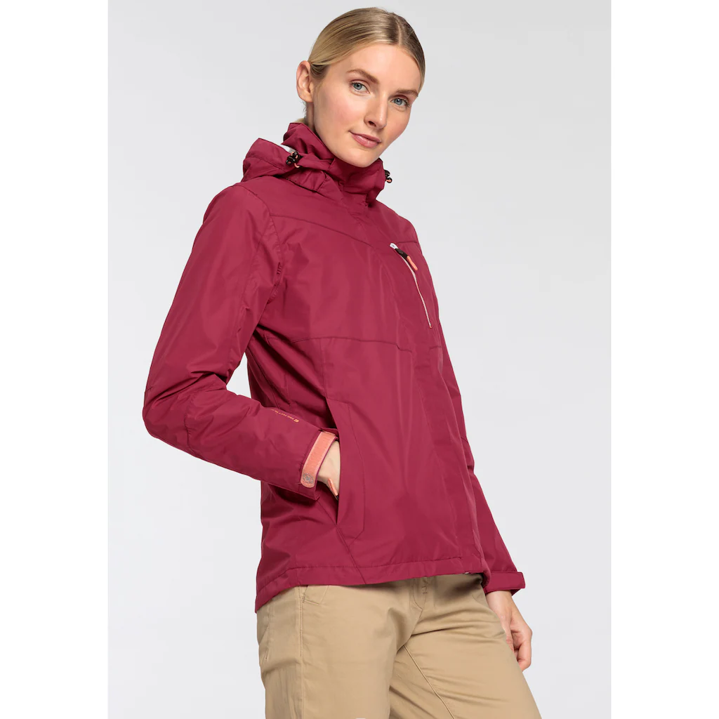 Killtec Regenjacke mit Kapuze Wasser- & winddicht & leicht & abzippbarer Kapuze Verkauf