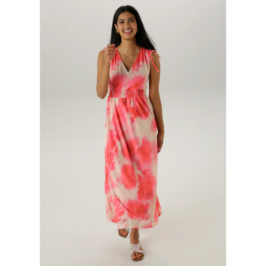 Aniston SELECTED Meshkleid mit Trägern zum Raffen - NEUE KOLLEKTION Günstiger Verkauf