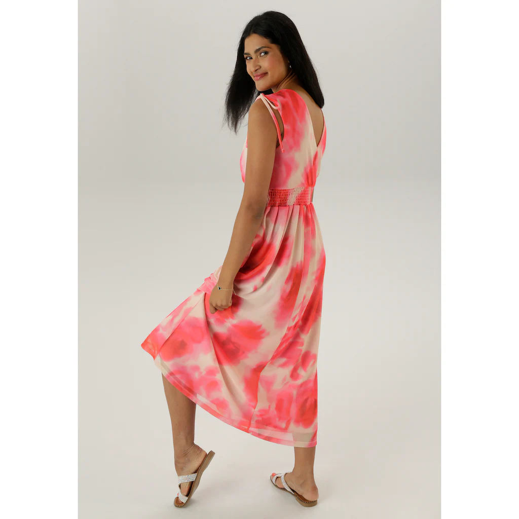 Aniston SELECTED Meshkleid mit Trägern zum Raffen - NEUE KOLLEKTION Günstiger Verkauf