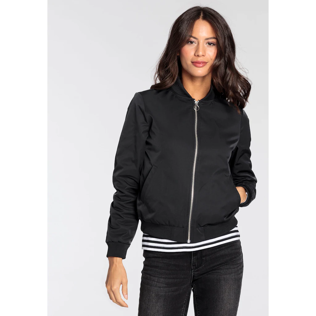 AJC Blouson modischer Look mit Rippkragen praktische Eingrifftaschen Günstig kaufen