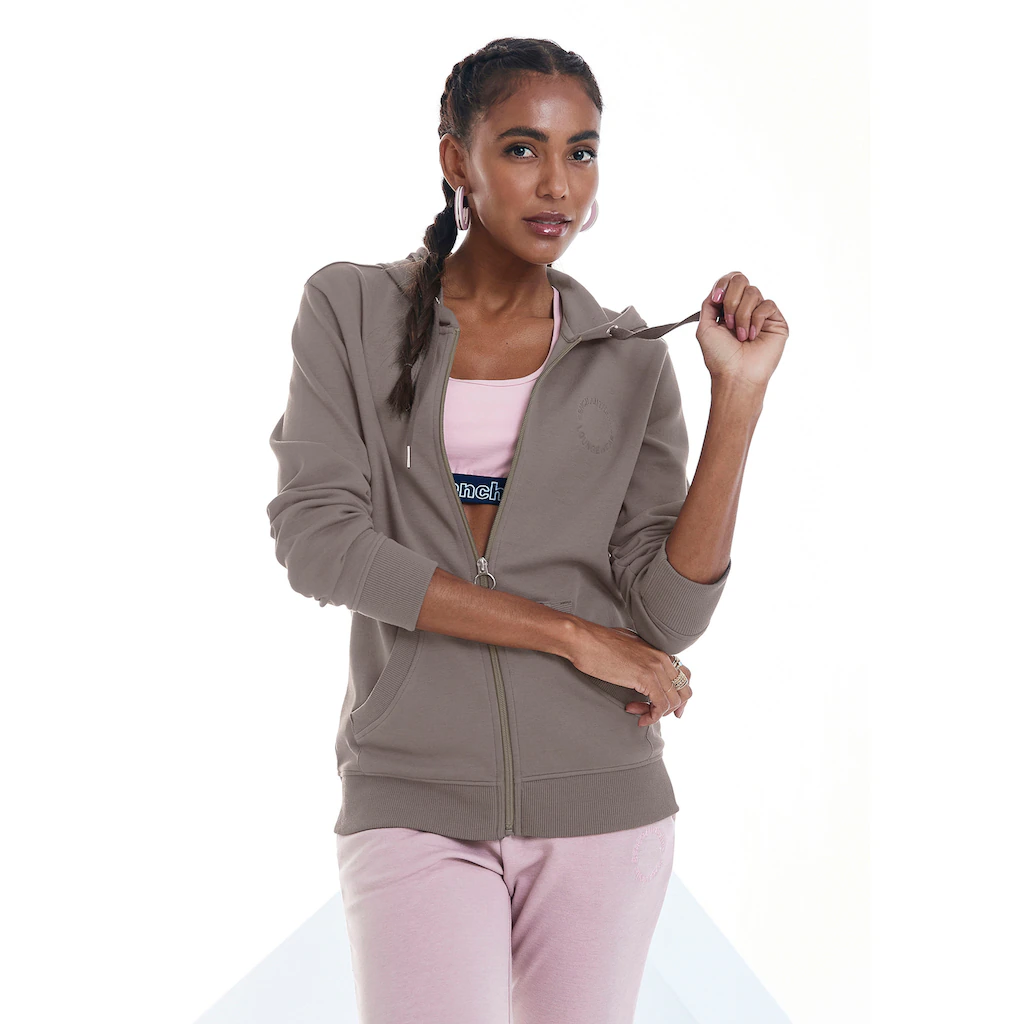 Bench. Loungewear Kapuzensweatjacke mit Logo und Kängurutasche Loungewear Black Friday